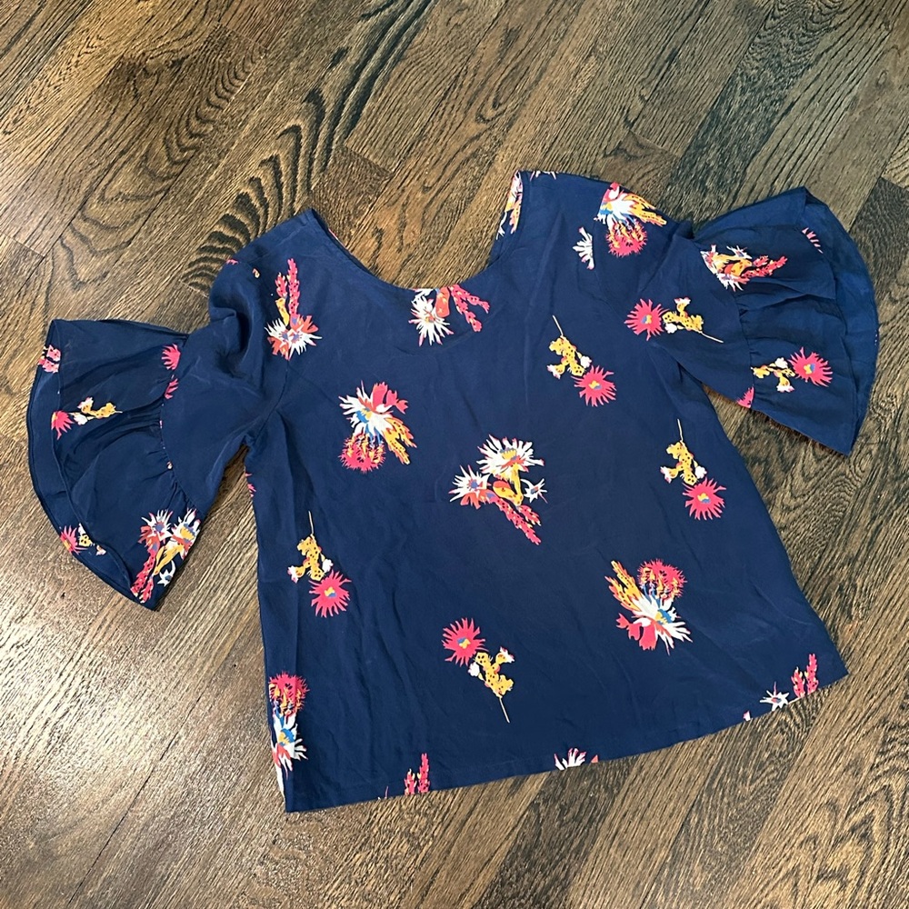 Madewell silk blouse